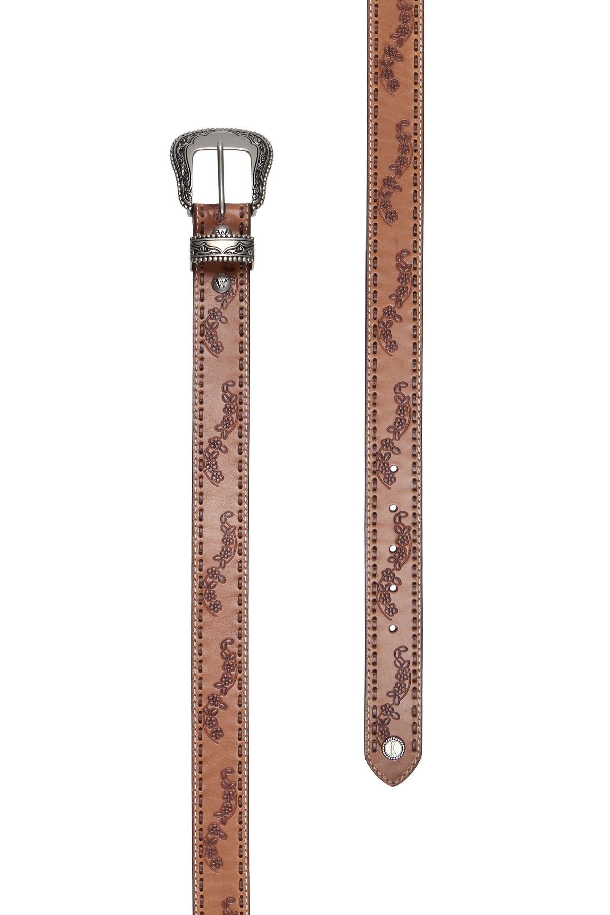 Wrangler Women’s Belt ‘Silvie’ Leather Light Tan