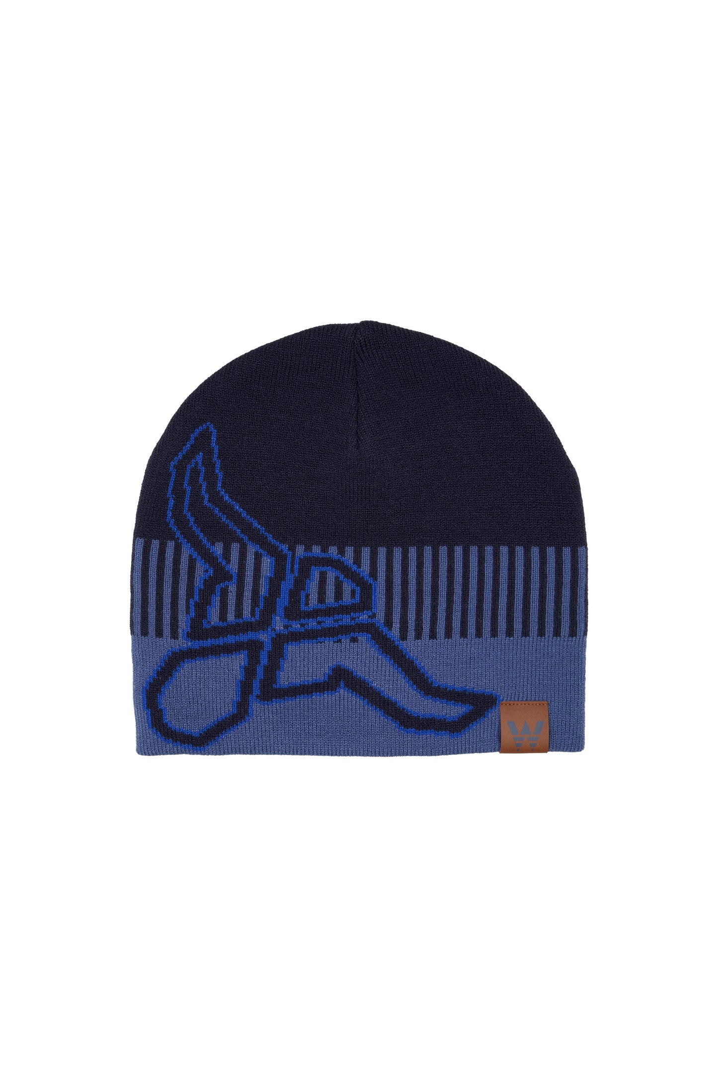 Wrangler Men's Jeff Beanie - Navy/Blue