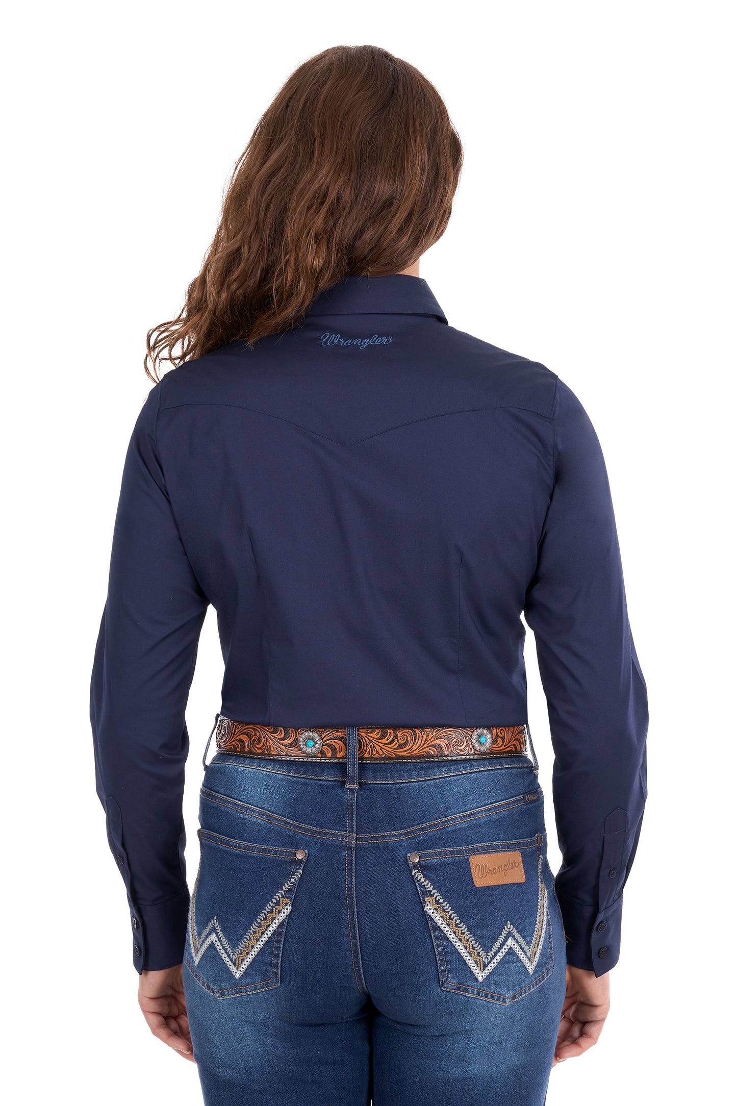 Wrangler Women's Hazel Logo Long Sleeve Shirt