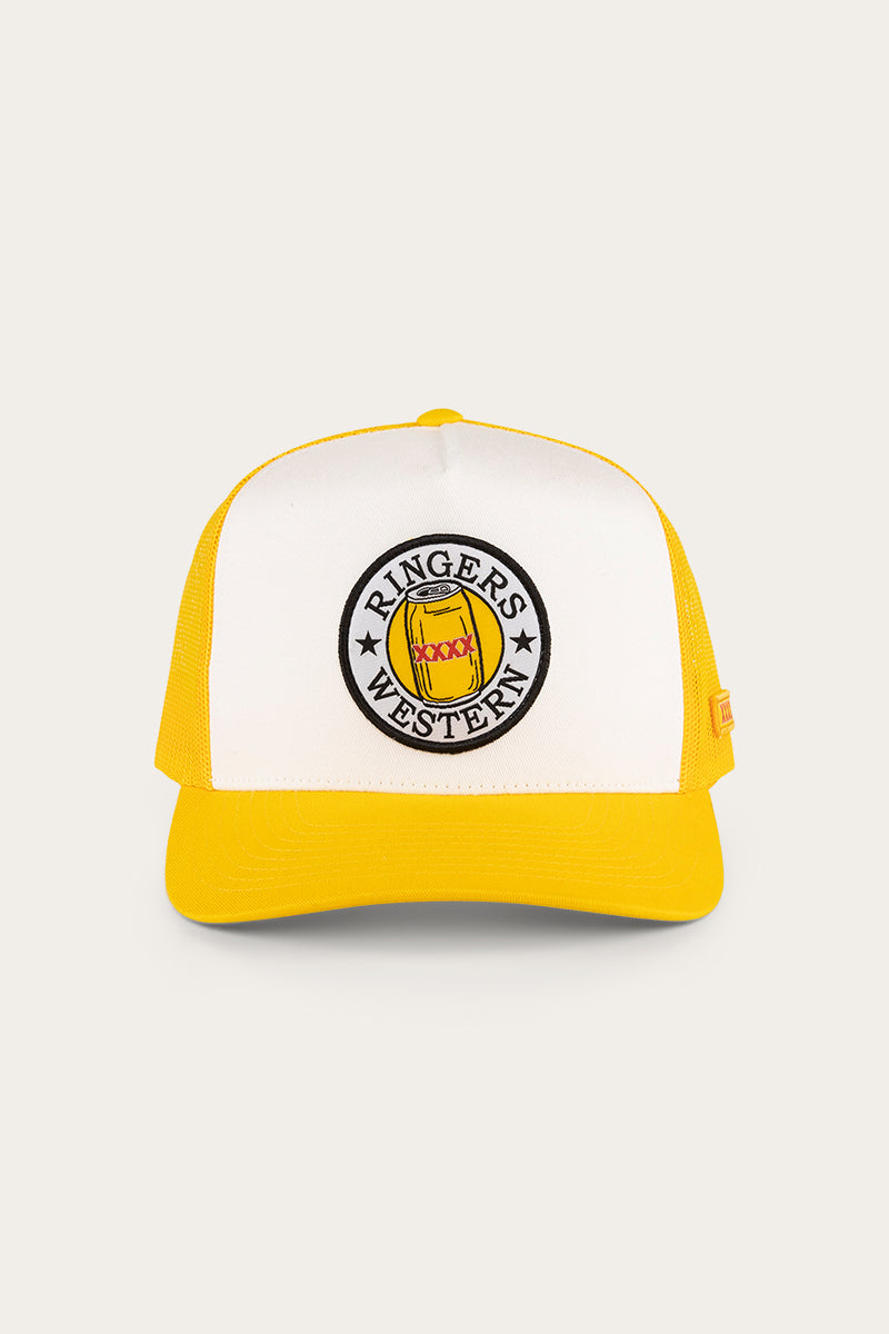 RINGERS WESTERN CAN TRUCKER CAP - YELLOW