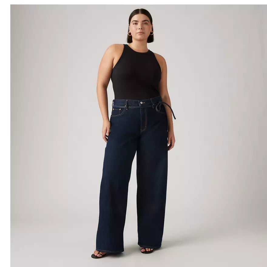 Levis Xl Baggy Straight Women's Jeans - Dark Wash