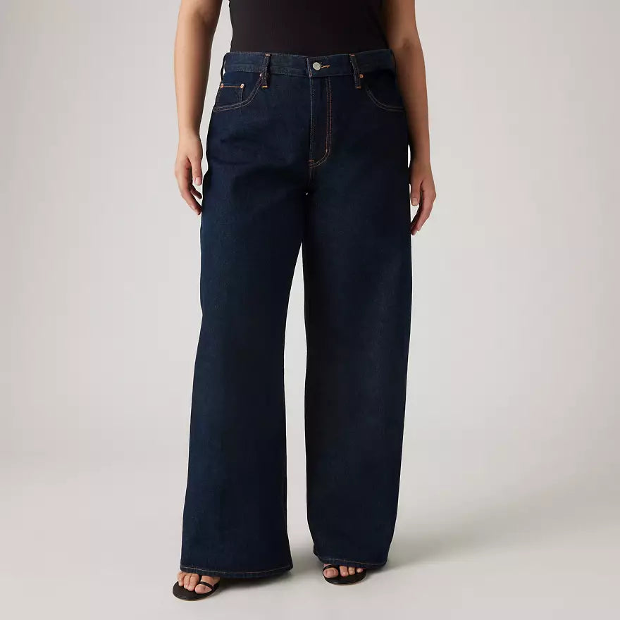 Levis Xl Baggy Straight Women's Jeans - Dark Wash