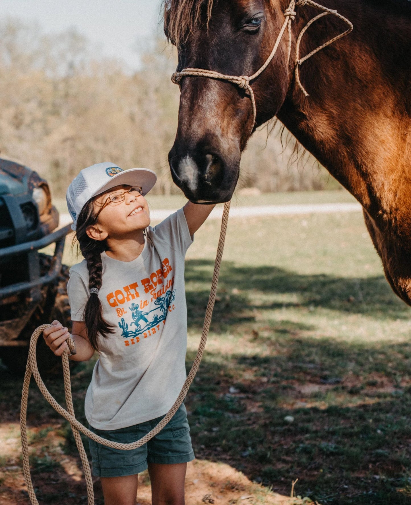 Red Dirt Hat Co. Youth "Goat Roper in Training" T-Shirt