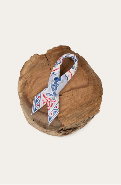 Ringers Western Summer Days Bandana Scarf - White