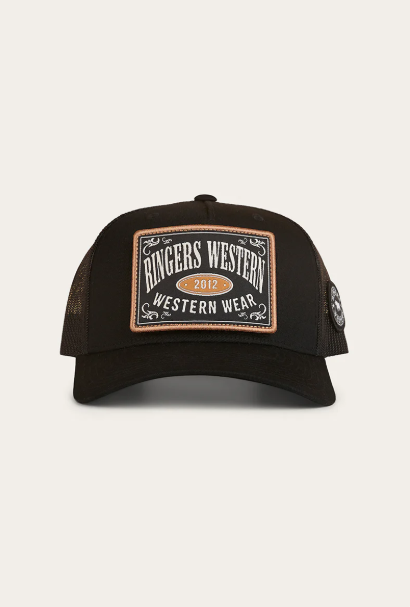 Ringers Western Switcheroo Trucker Cap - Black
