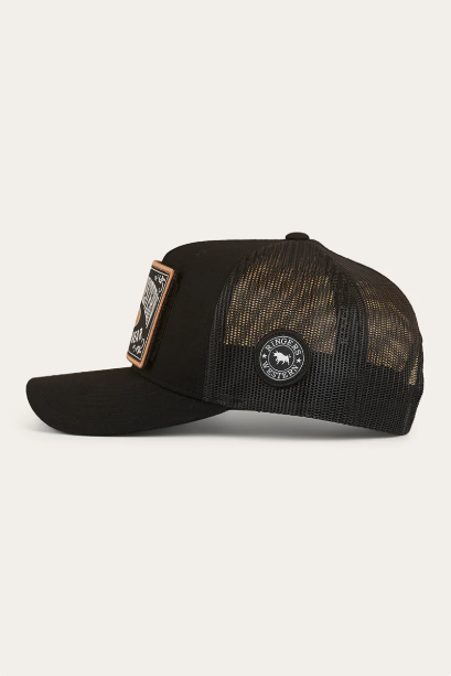 Ringers Western Switcheroo Trucker Cap - Black