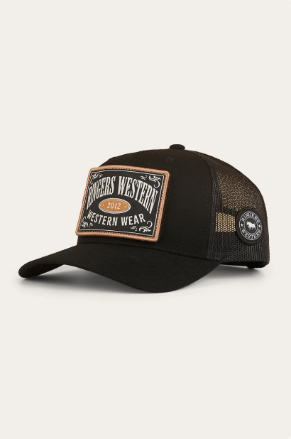 Ringers Western Switcheroo Trucker Cap - Black