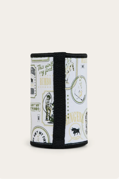 Ringers Western Aint My First Stubby Cooler - Off White / Black