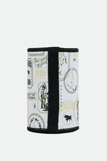 Ringers Western Aint My First Stubby Cooler - Off White / Black