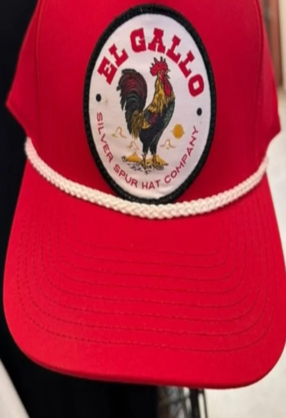 Silver Spur El Gallo - Red Rope Hat