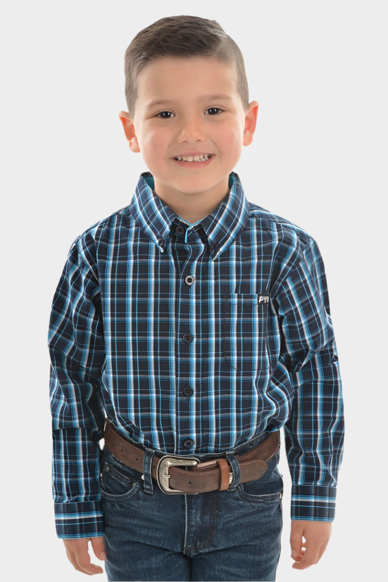 Pure Western Boys Alfonso Long Sleeve Shirt