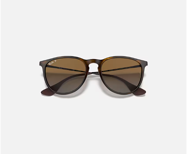 Ray-Ban Erika Light Havana W/Brown Gradient Polar