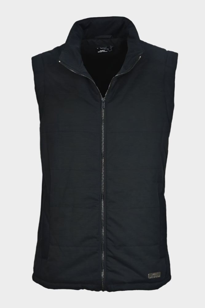 Pure Western Men's Channing Vest - Black - SALE