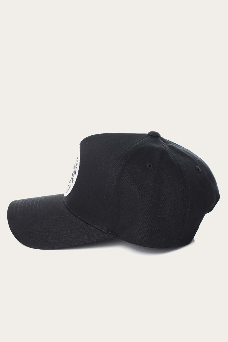 RINGERS WESTERN GROVER CANVAS BASEBALL CAP - BLACK
