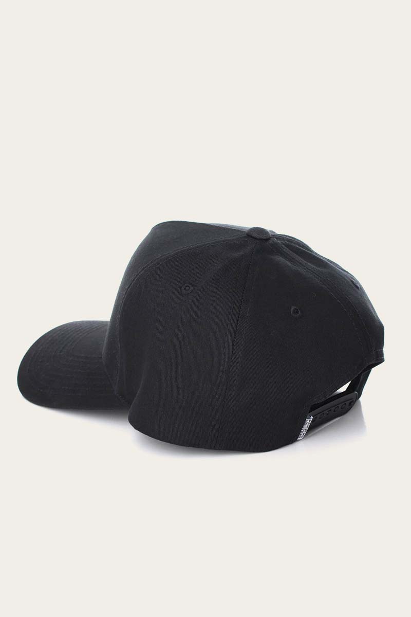 RINGERS WESTERN GROVER CANVAS BASEBALL CAP - BLACK