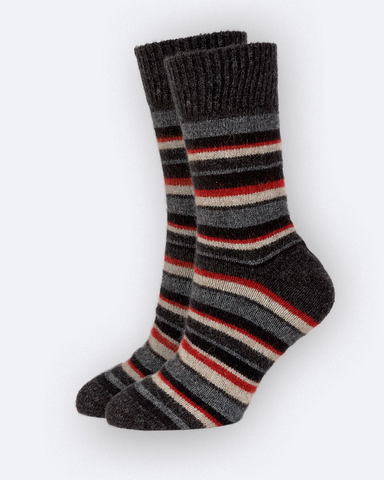 Native World Possum Merino Striped Sock