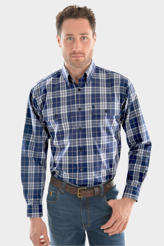 Thomas Cook Men's Cross Thermal Check 2-Pocket L/S Shirt