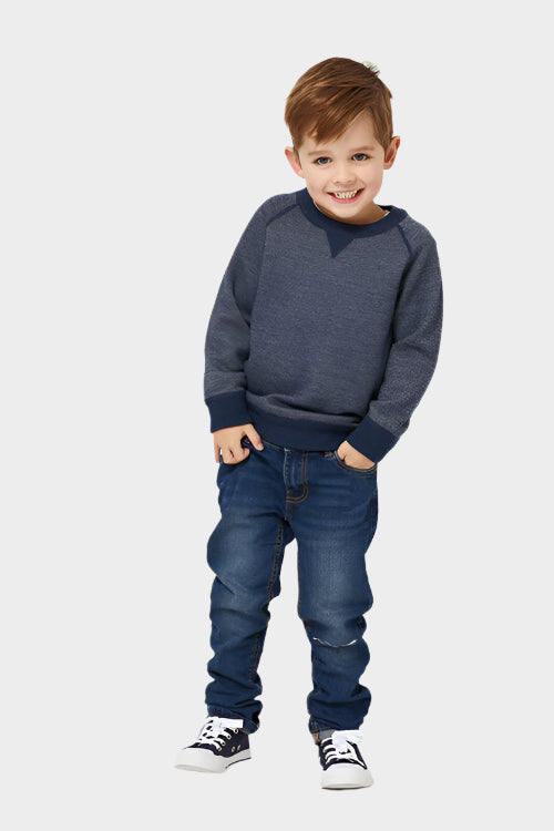Toorallie Kids Callum Jumper - Cobalt