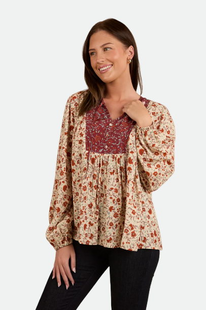Ringers Western Twyla Womens Fashion Top - Off White