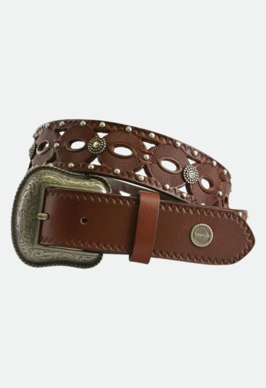WRANGLER WOMEN'S ELYSE BELT - BROWN