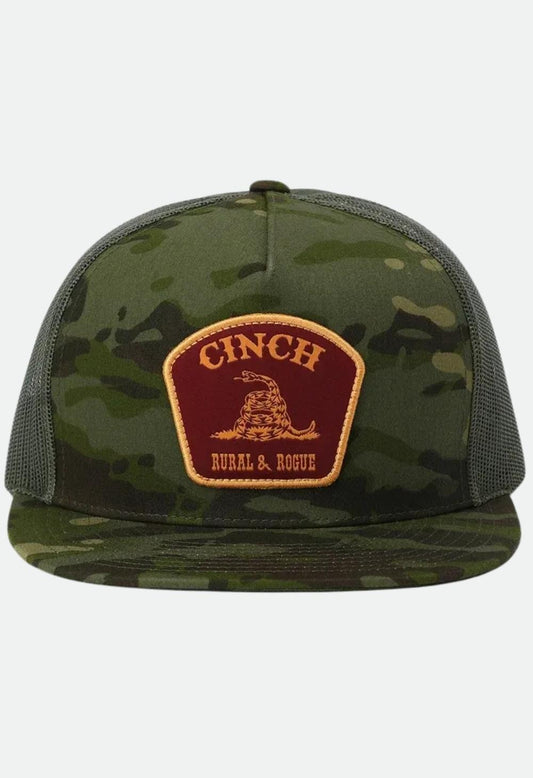 Cinch Men's Olive Trucker Cap MCC0600619