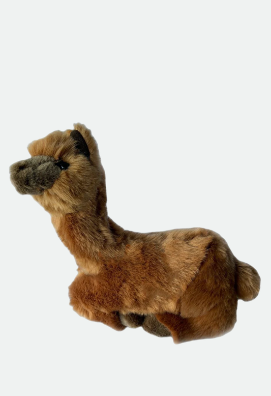 Bocchetta Toys - Alcapone the Brown Alpaca Size 25cm