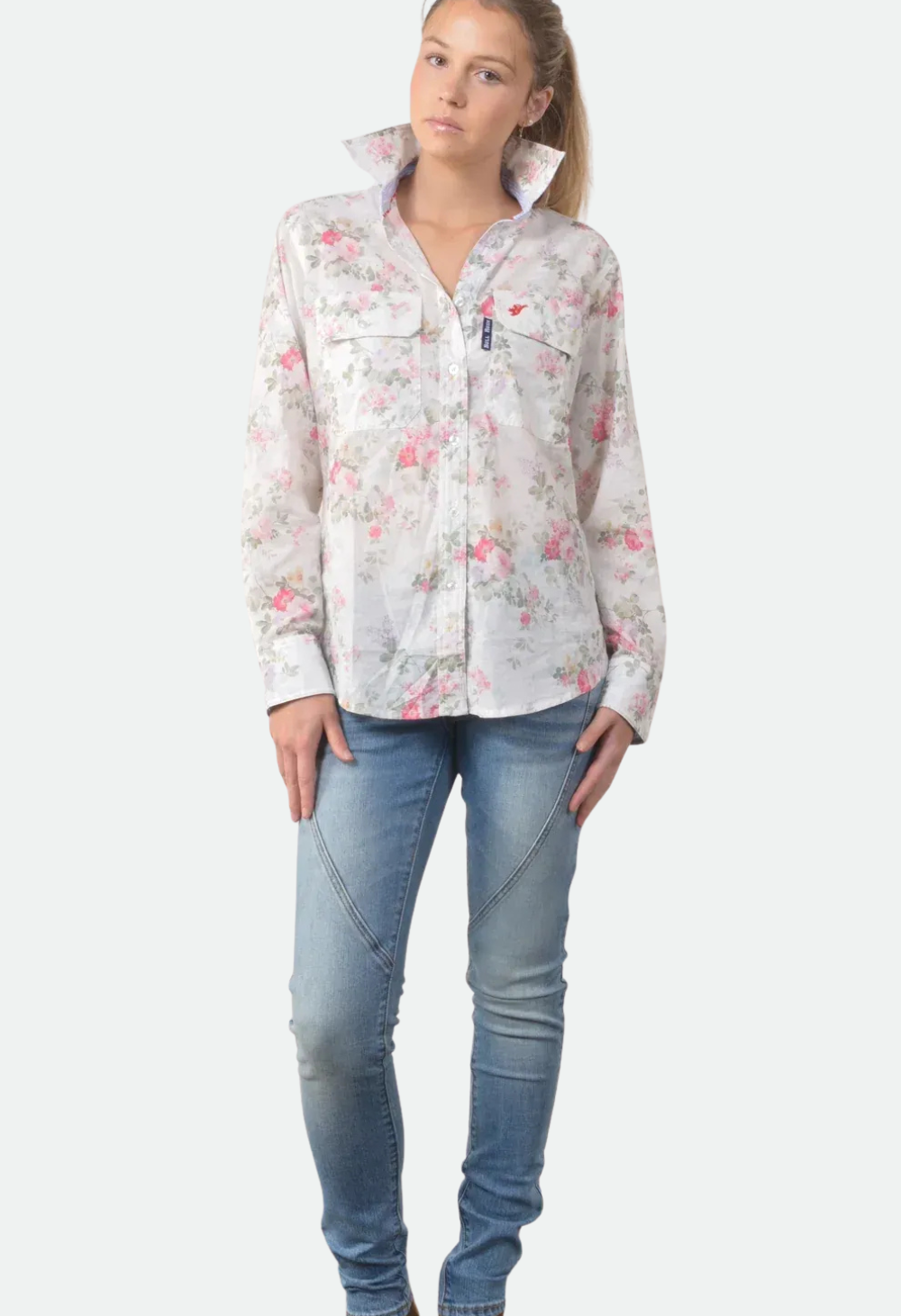 Bullrush Women's Sunday Station Shirt - Rose