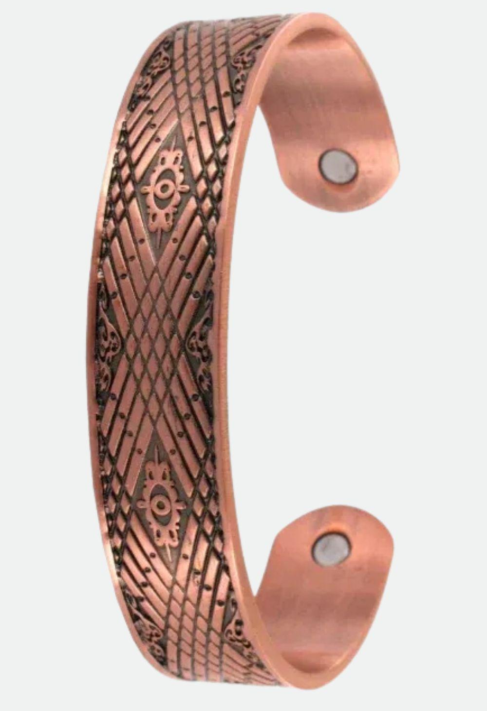 Tulmur Holdings Geometric Copper Bangle
