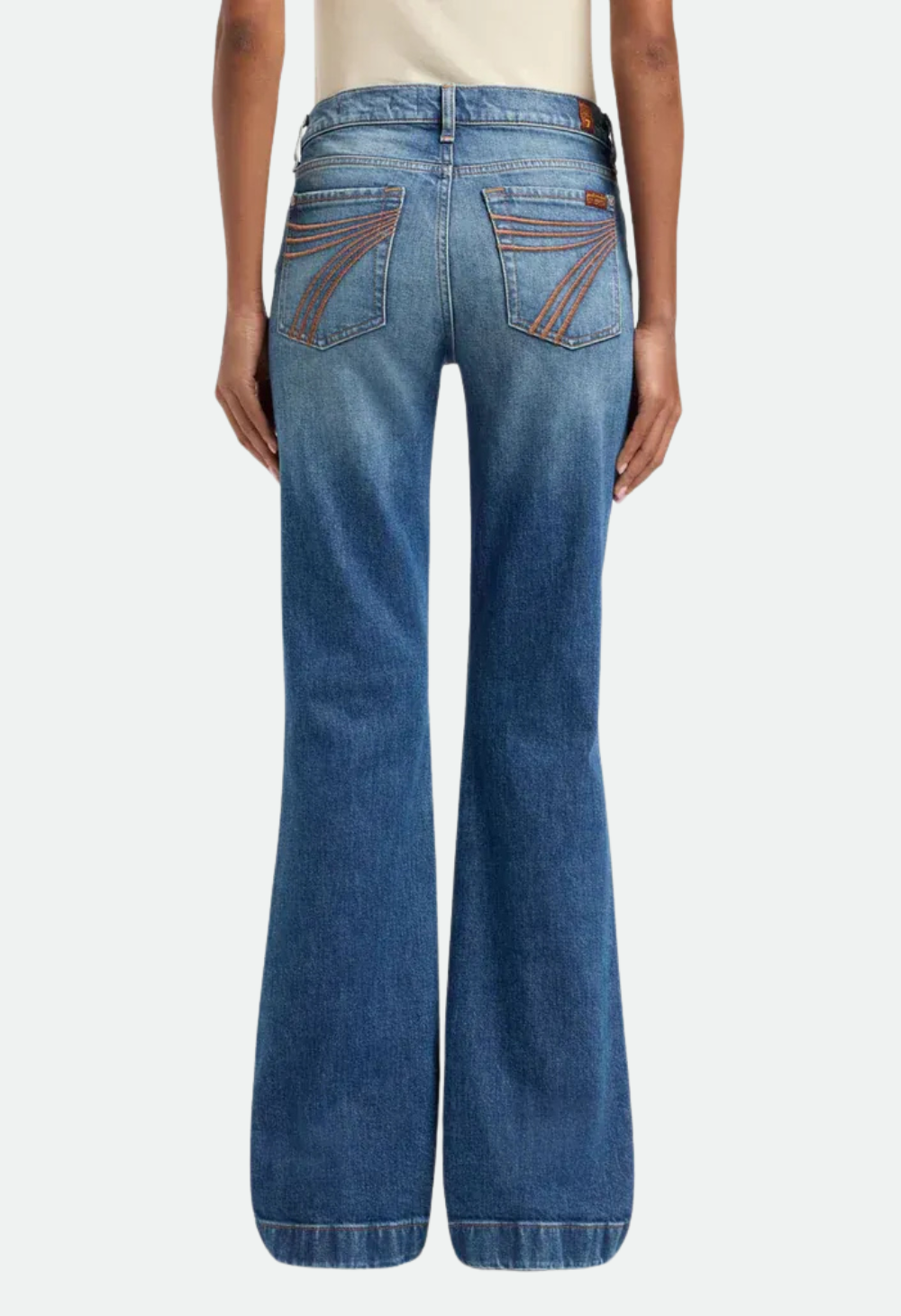 7 For All Mankind Dojo Jean - Blue Core Bronze