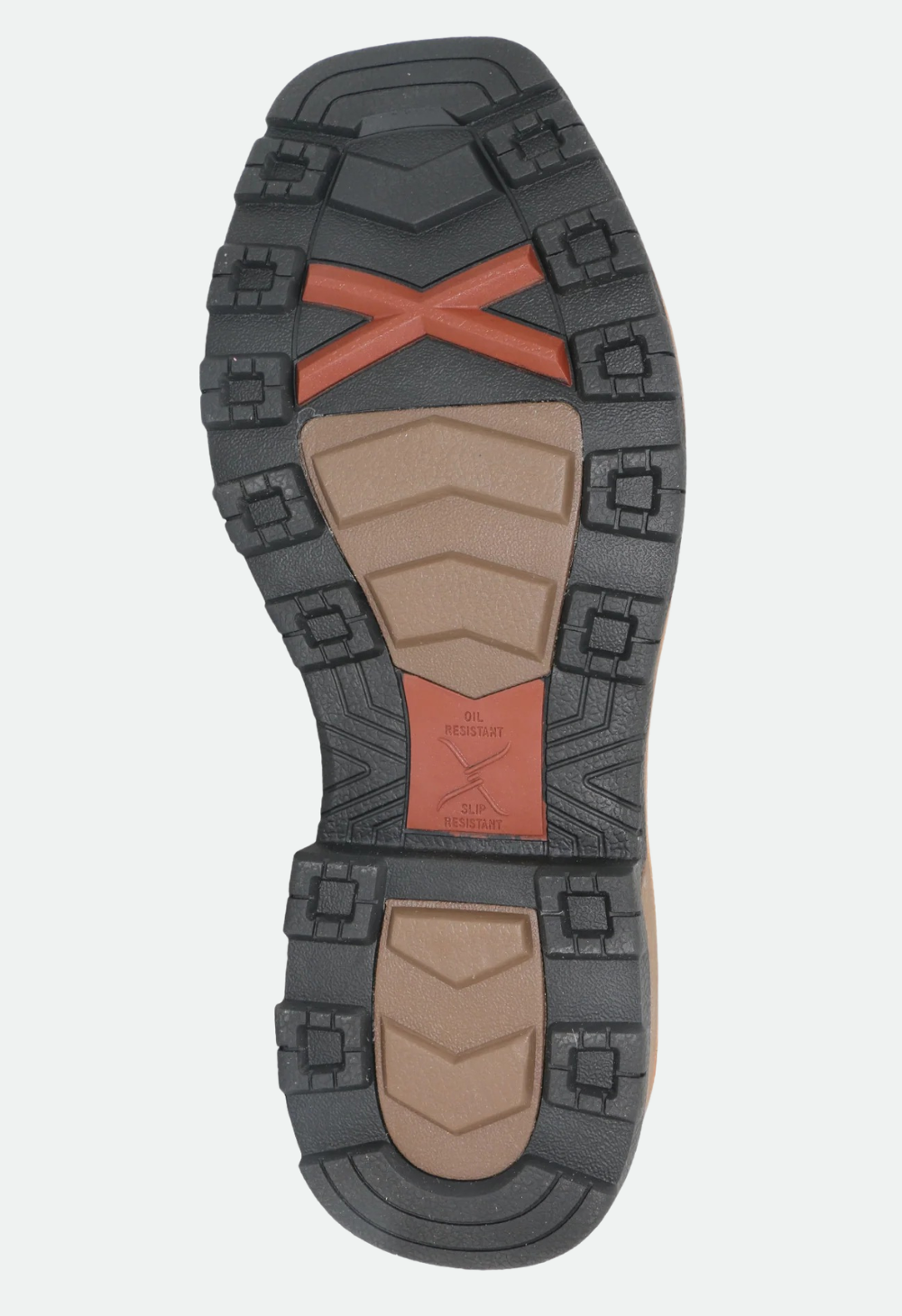 Twisted X Mens 11 Ultralite Work - Chocolate/burnt Brown