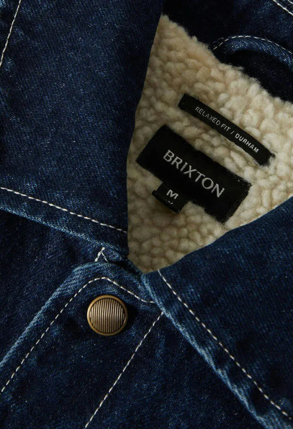 Brixton Men's Durham Lined Jacket - Washed Denim