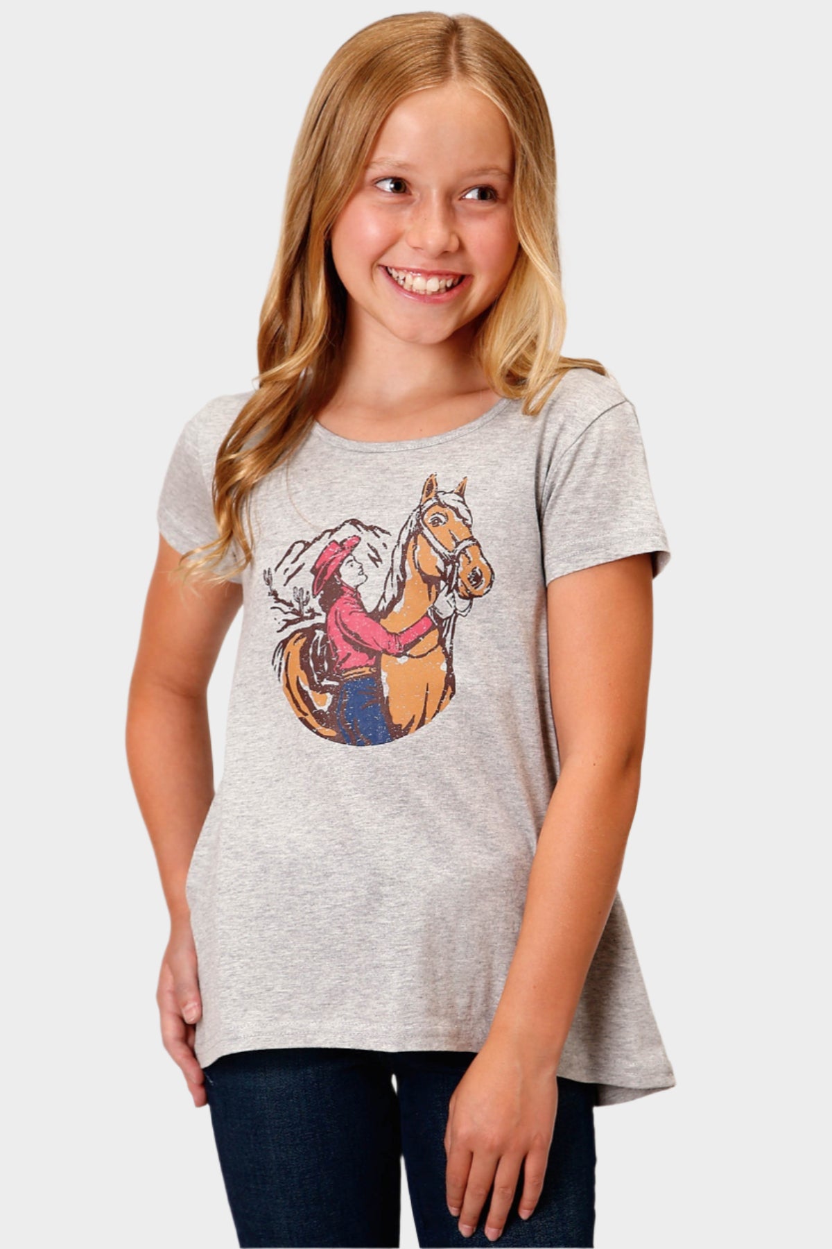 Roper Girl's Five Star Collection Tee