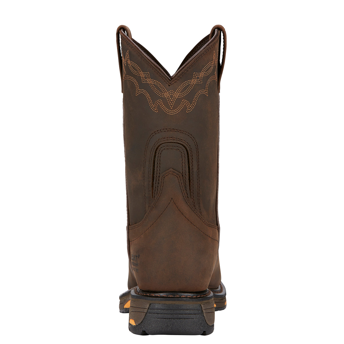 Ariat Men's Work Hog Pull On H2O Composite Toe - Oily Distressed Brown