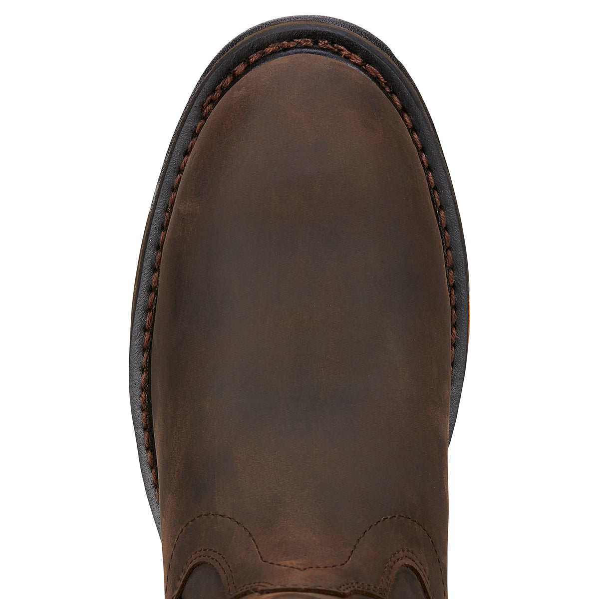 Ariat Men's Work Hog Pull On H2O Composite Toe - Oily Distressed Brown
