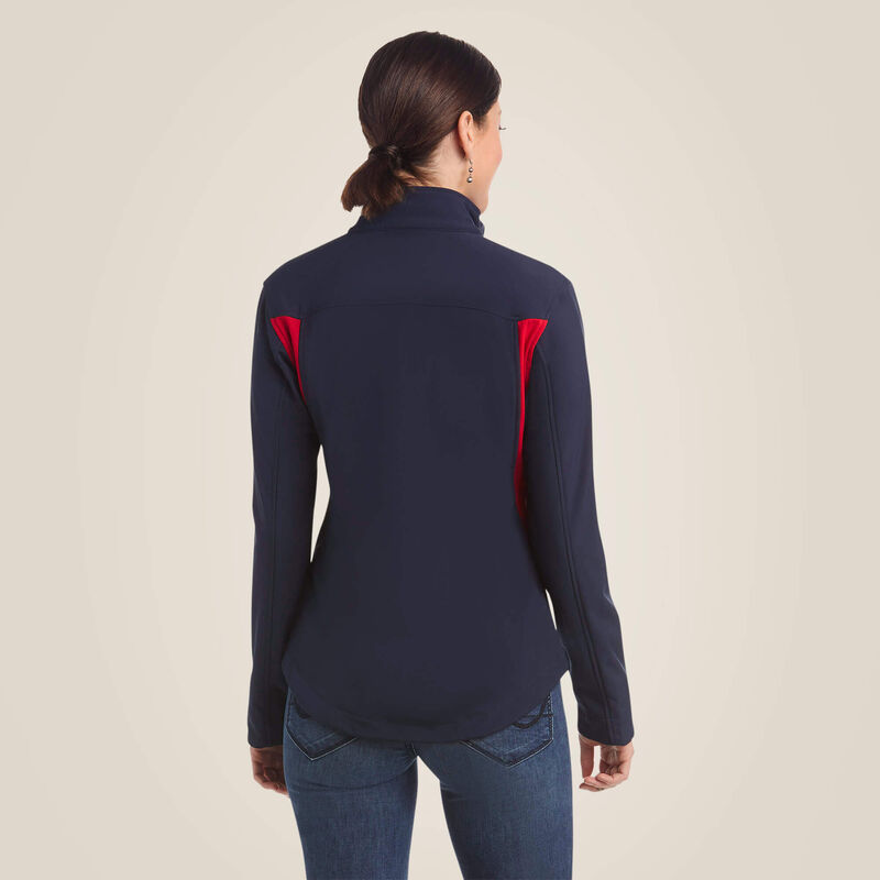 Ariat Ladies New Team Softshell Jacket - Navy