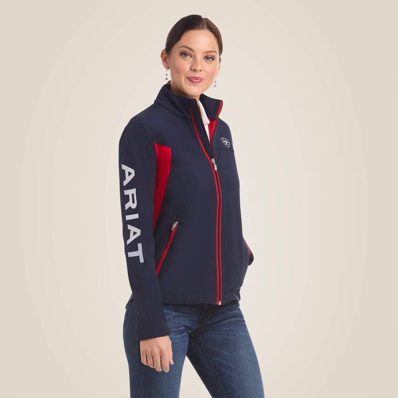 Ariat Ladies New Team Softshell Jacket - Navy
