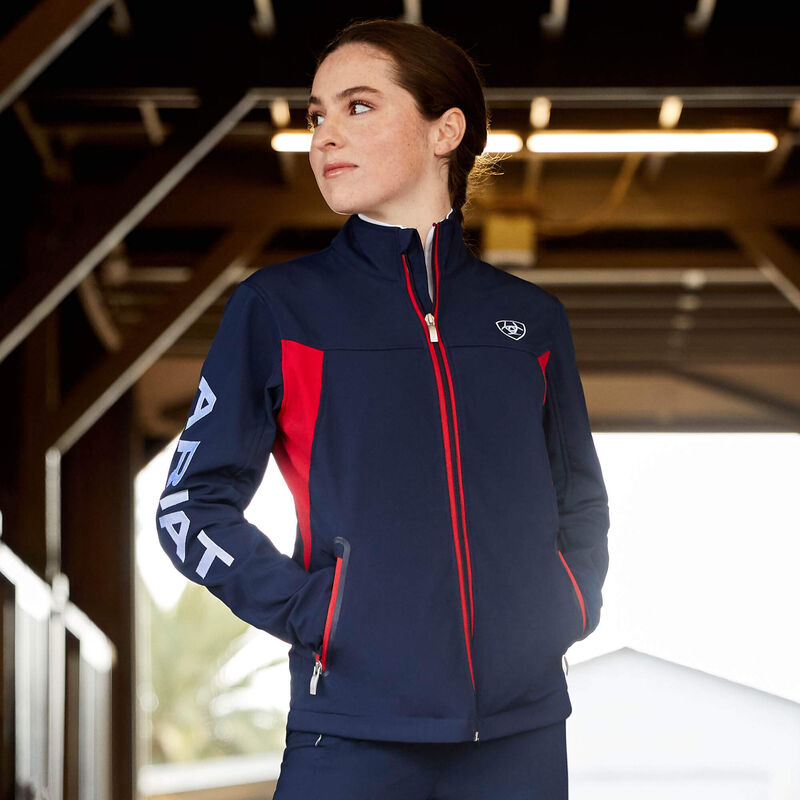 Ariat Ladies New Team Softshell Jacket - Navy