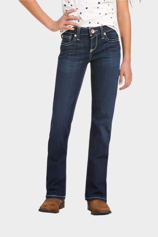 Ariat Girls R.E.A.L. Stretch Ella Boot Cut Jean (Naomi) - CLEARANCE