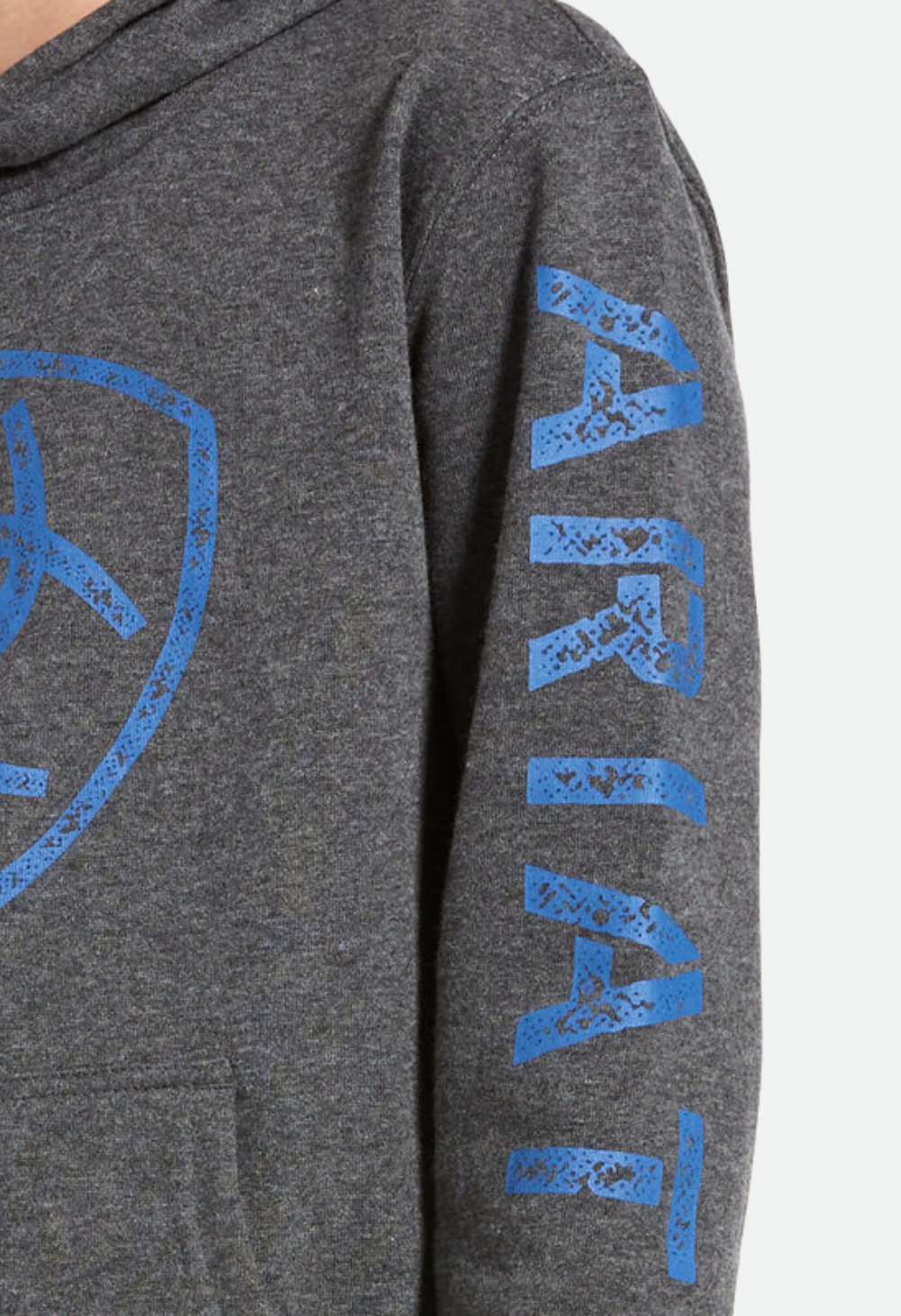 Ariat® Children's Classic Logo Charcoal Heather Hoodie