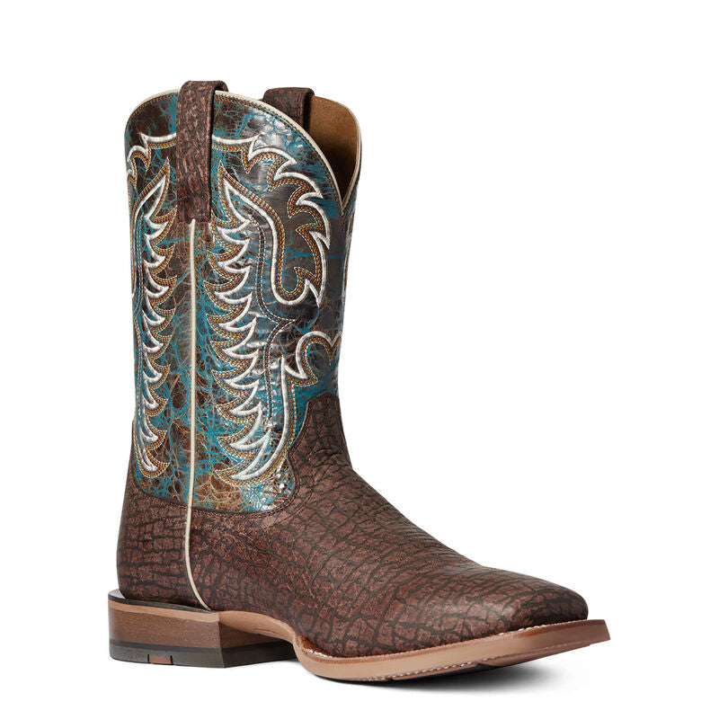 Ariat Men's Stinger Boot - Dark Brown Hippo Print
