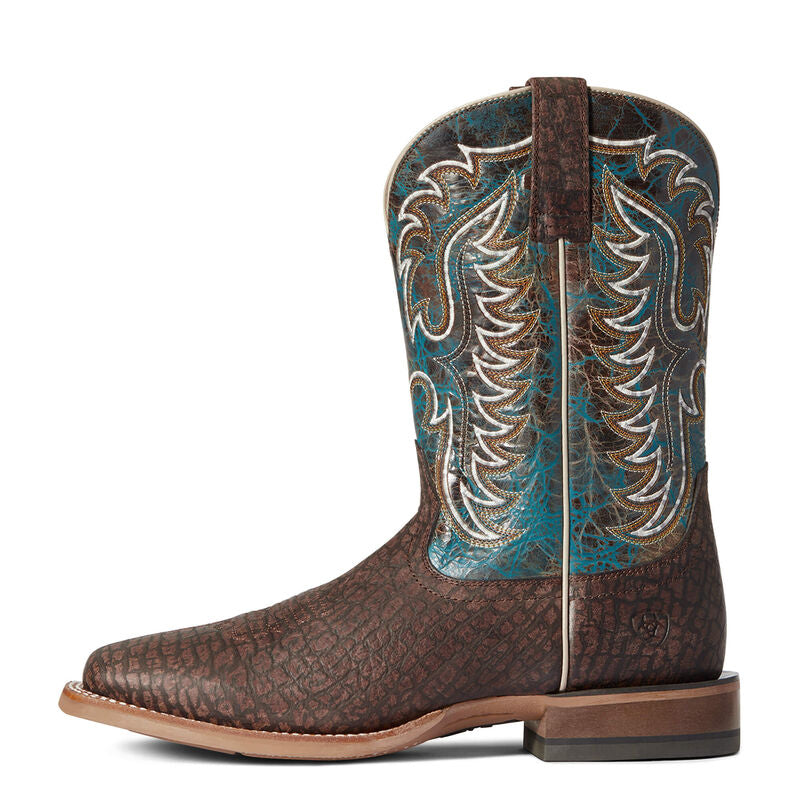 Ariat Men's Stinger Boot - Dark Brown Hippo Print