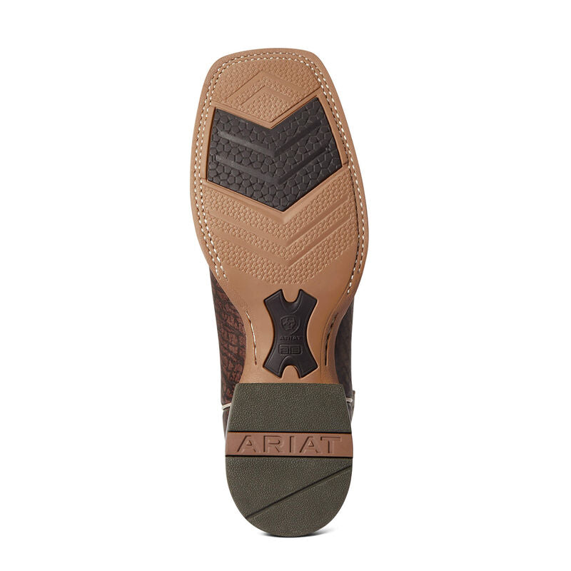 Ariat Men's Stinger Boot - Dark Brown Hippo Print