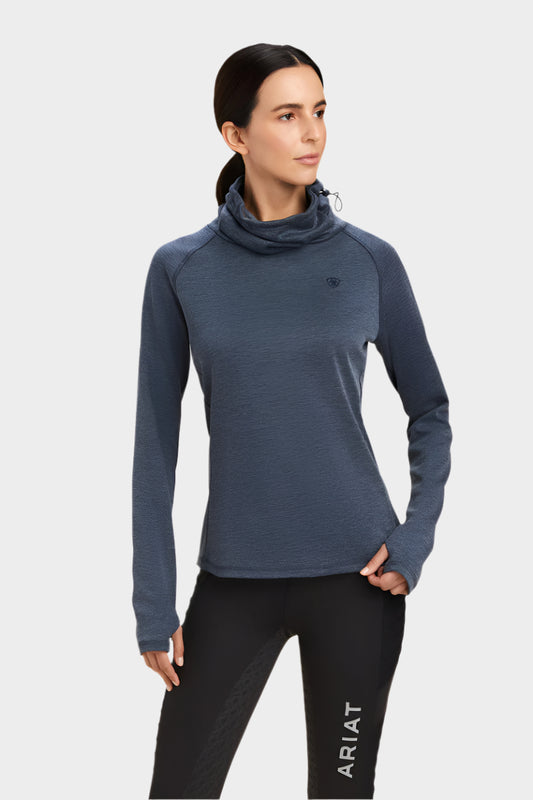 Ariat Women's Canny Long Sleeve Top - Navy Eclipse