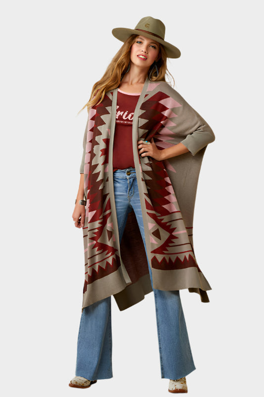 Ariat Women's Serape Style Cardigan