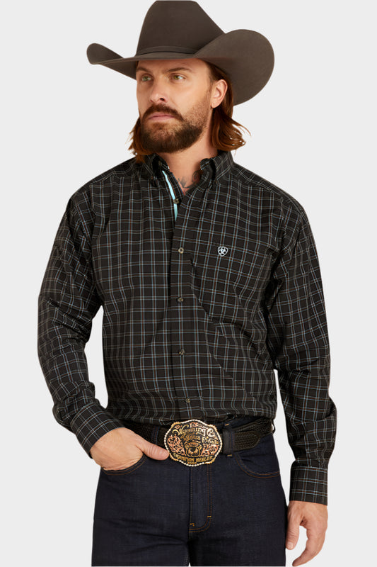 Ariat Men's Pro Series Nash Classic Fit Shirt (Black)