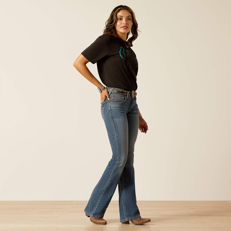 Ariat Woman's Perfect Rise Chopped Ella Boot Cut