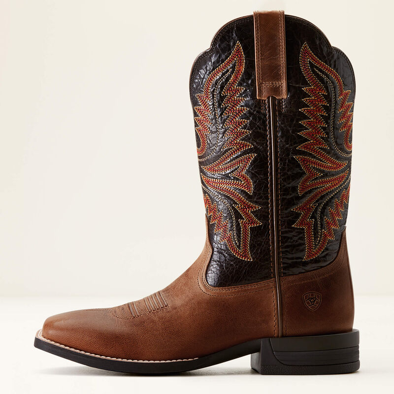 Ariat Men's Brush Creek Cowboy Boot Mesa Tan Thunder Brown