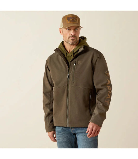 Ariat Men's Logo Softshell Jacket - Earth Green