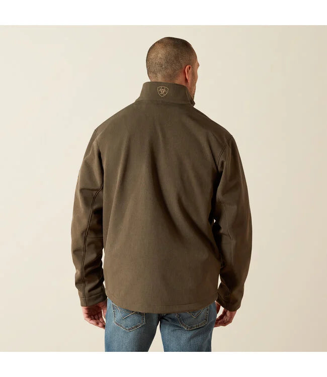 Ariat Men's Logo Softshell Jacket - Earth Green