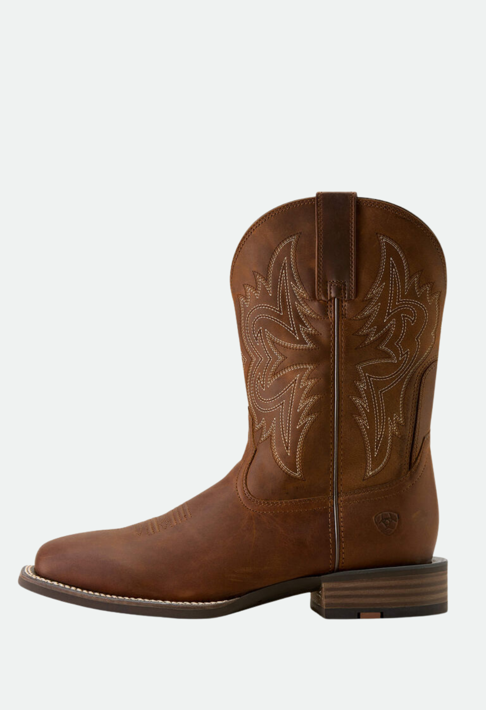 Ariat Men's Western Big Rig Wide Square Toe Cowboy Boot - Distressed Brown